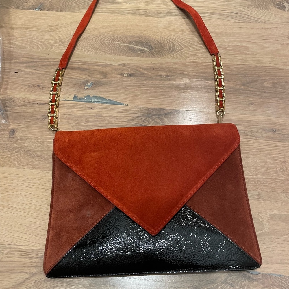 WORTH New York velvet purse
